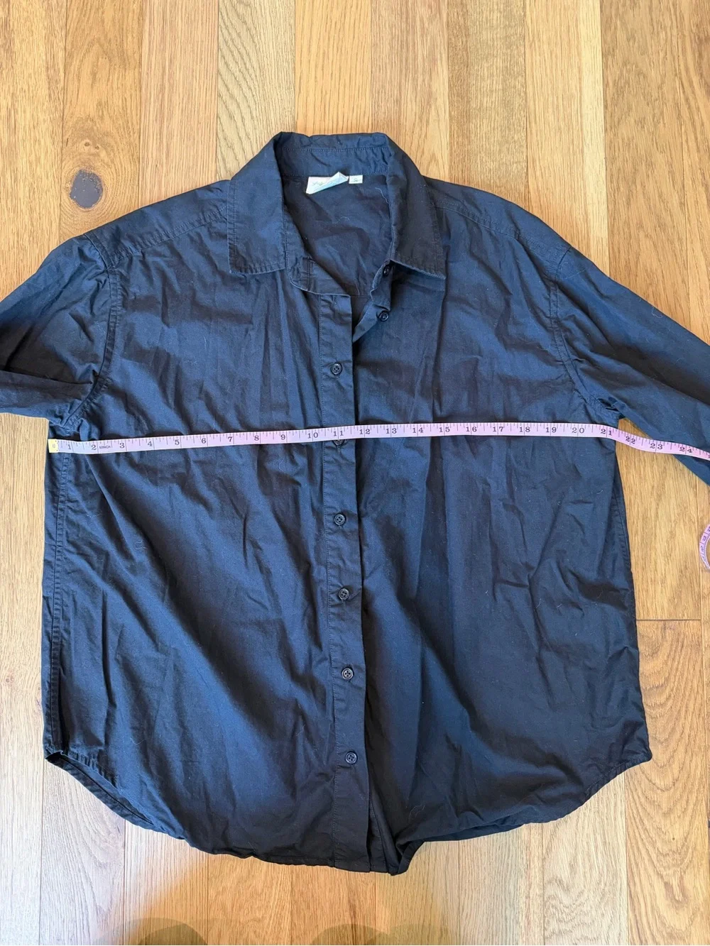 π€ Julia Amory Carolyn Black Poplin Blouse Small π€ 100% Cotton - Picture 12 of 13